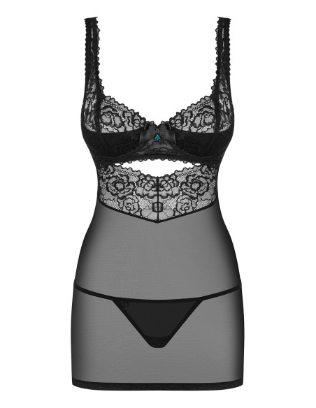 867-CHE-1 Nightie - Black