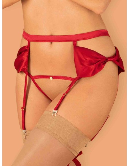 Rubinesa Porte-jarretelles - Rouge