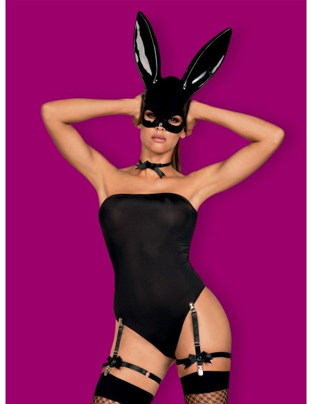 Bunny Costume 4 pcs - Noir