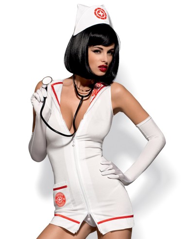 Emergency Costume - White and Red