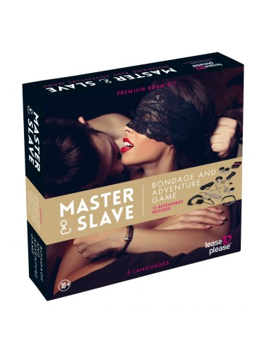 Kit Premium Maestro y Esclavo BDSM - Beige