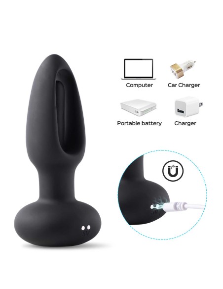 Snuggy - Plug anal vibratorio y estimulador de próstata