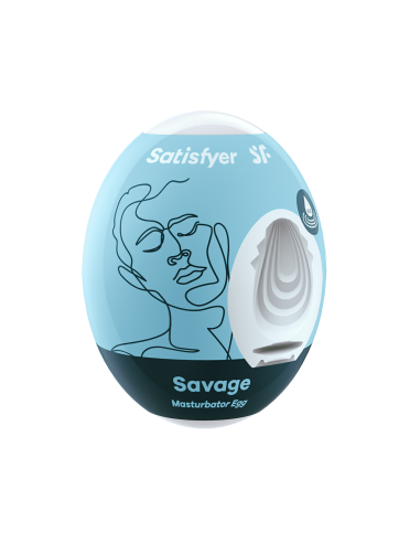 Savage masturbator egg - Blue