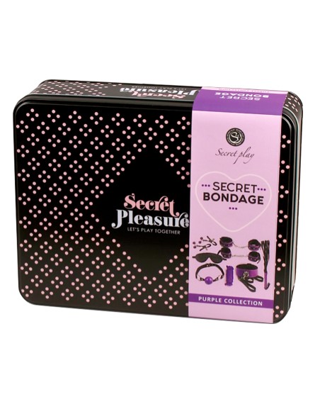 Secret Bondage: BDSM Set 8 stuks 6197 - Zwart en Paars