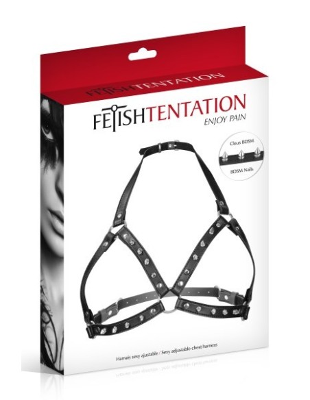 Fetish Tentation Spiked Chest Harness