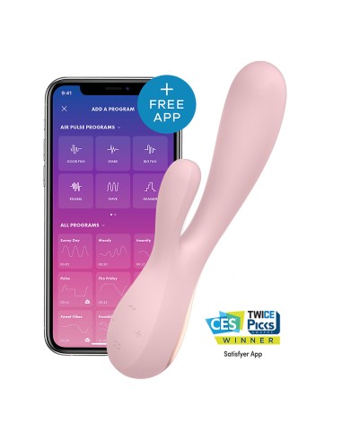 Satisfyer Mono Flex connected vibrator - Pink