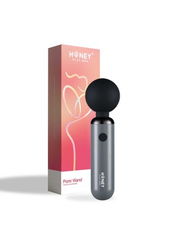 Varita Pomi - Potente mini vibrador - Gris