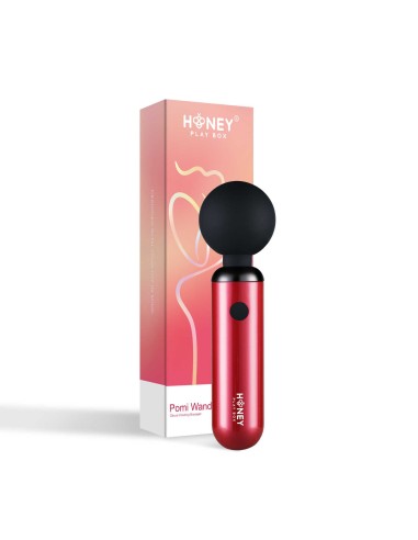 Pomi wand - Powerful mini vibrator - Pink and black