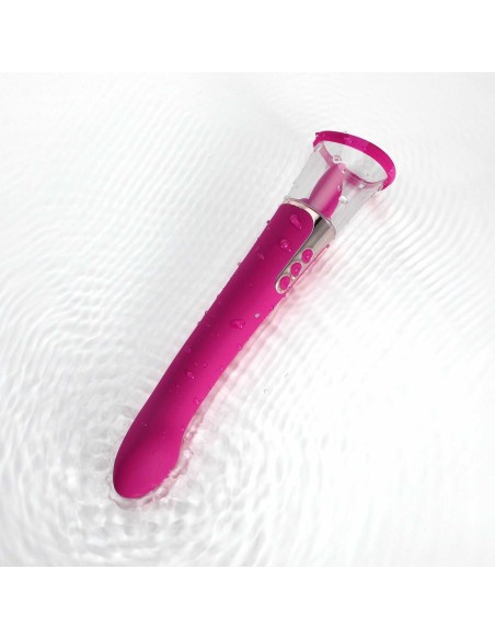 Sucking - 3 in 1 vibrator vibrating, licking and sucking