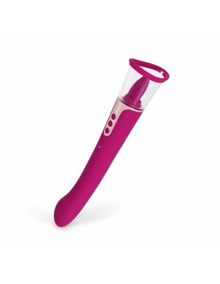 Sucking - 3 in 1 vibrator vibrating, licking and sucking