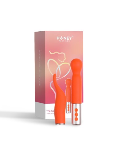 Partschinite - The naughty collection - Orange interchangeable head vibrator