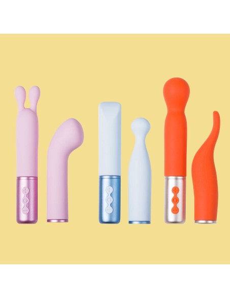 Padparadscha - The naughty collection - Vibrador con cabeza intercambiable Rosa