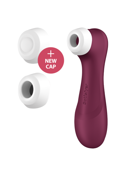 Pro 2 Generatie 3 Air pluse Connect App en vibratie - Satisfyer rode wijn
