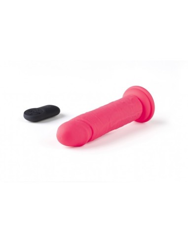 VIBRADOR REALISTA R15 CARNE 16.5CM CON MANDO A DISTANCIA rosa