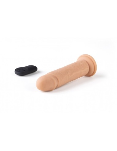 VIBRADOR REALISTA R15 CARNE 16,5CM CON MANDO A DISTANCIA carne