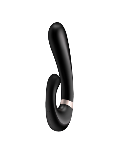 Satisfyer Heat Wave Connect App Clitoral Stimulator and G-Spot Vibrator - Black