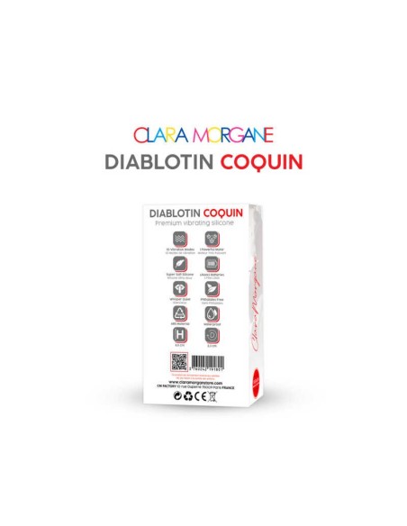 Mini Diablotin Coquin Clara Morgane Vibrador - Rojo