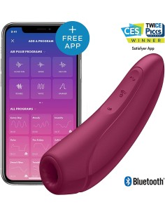 Satisfyer Curvy 1 aangesloten stimulator - Bordeaux