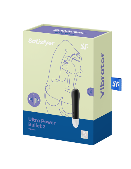 Satisfyer Ultra Power Bullet 2 Vibrator - Black