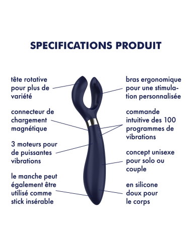 Satisfyer Endless Fun Couples Vibrator - Blue