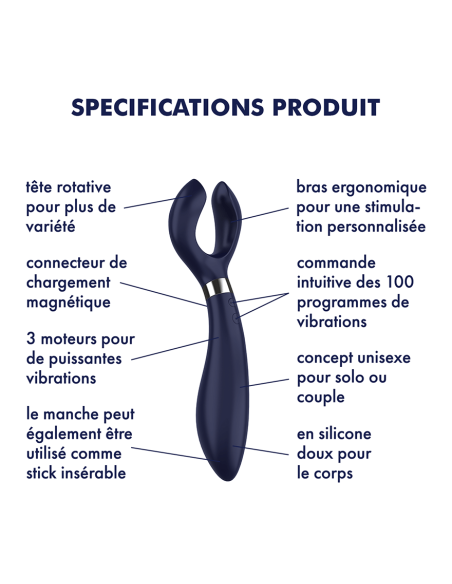 Satisfyer Endless Fun Couples Vibrator - Blue