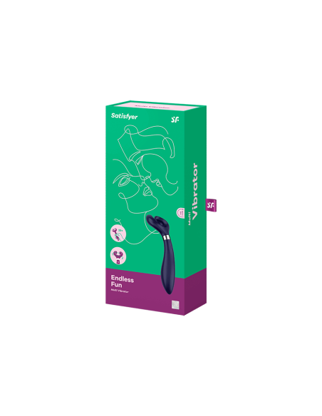 Satisfyer Endless Fun Couples Vibrator - Blue