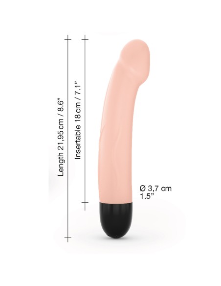 Real Vibration M Vibrator 22 cm 2.0 - Flesh