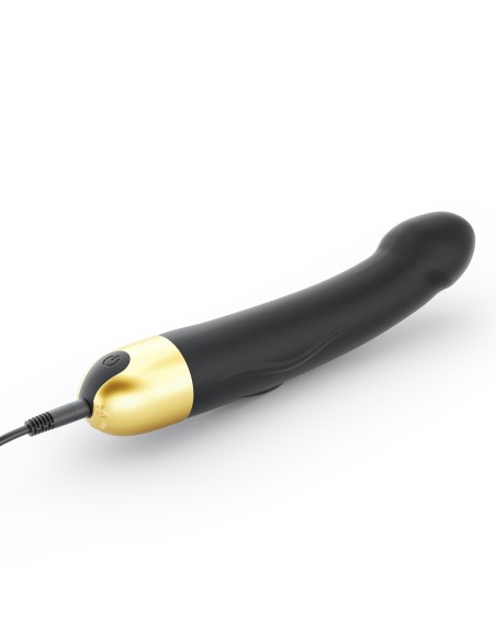 Real Vibration M 22 cm 2.0 vibrator - zwart en goud