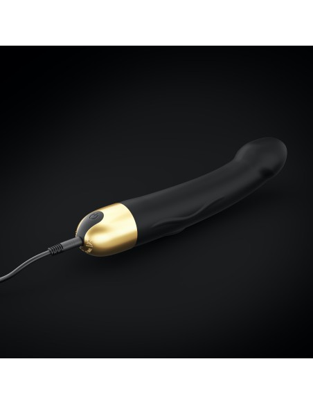 Real Vibration M 22 cm 2.0 vibrator - zwart en goud