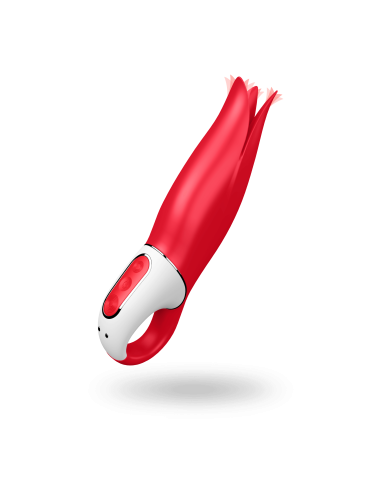 Satisfyer Vibes Power Flower Vibrator - Red