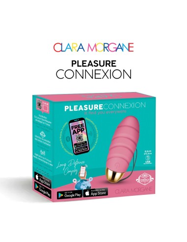 Conexión de placer Rosa - Huevo vibrador