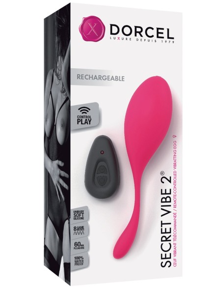 Secret Vibe 2 Vibrating Egg - Pink