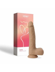 Idalis - Gode vibrant avec va et viens 20.30 cm - Chair
