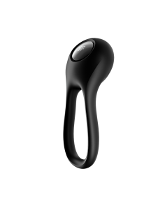 Cockring  Satisfyer Majestic Duo - Noir