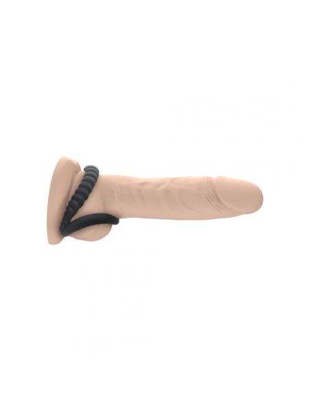 Dorcel Anillo para el pene con doble anillo - Negro