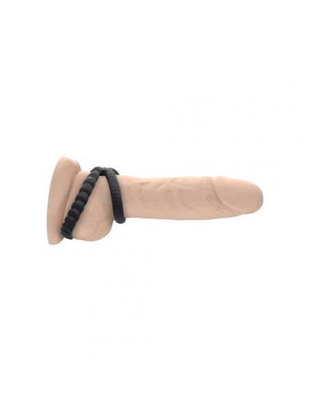 Dorcel Anillo para el pene con doble anillo - Negro