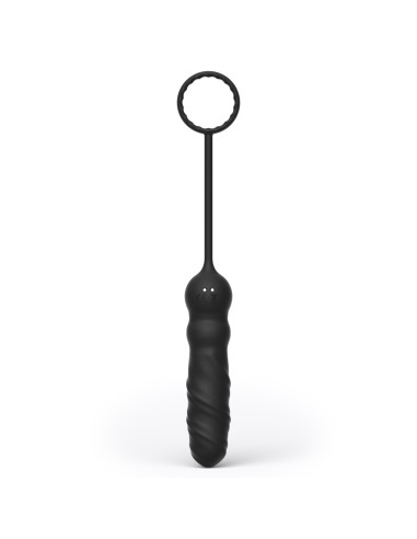 Deep Seeker anal plug and cock ring - Black