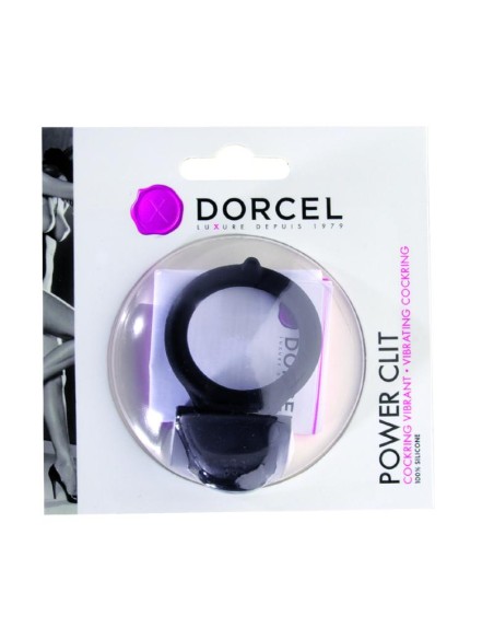 Dorcel Power Clit Vibrating Cockring - Black