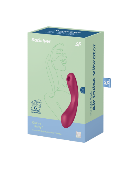 Curvy trinity 1 - 3 in 1 Red Satisfyer