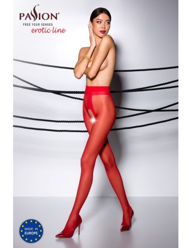 TI007R Open tights 20 DEN - Red