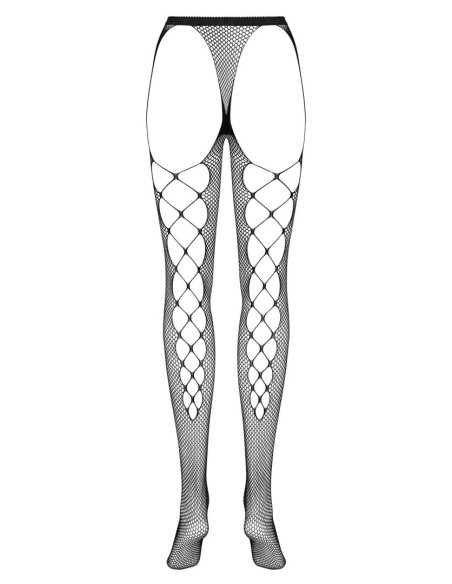 S233 Open tights - Black
