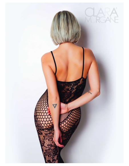 Bodystocking número 19 Clara Morgane - Negro