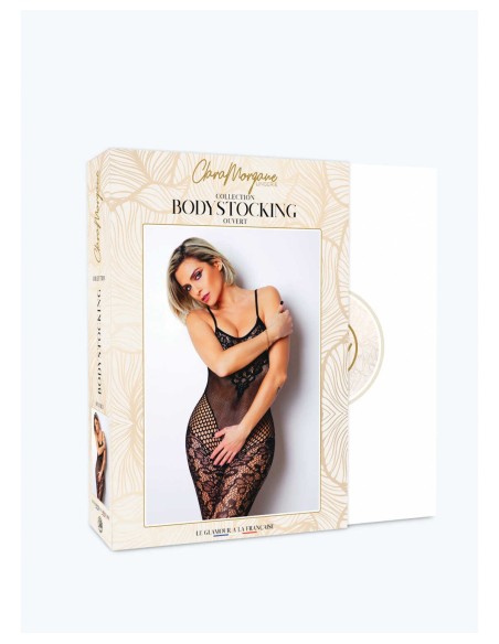 Bodystocking número 19 Clara Morgane - Negro