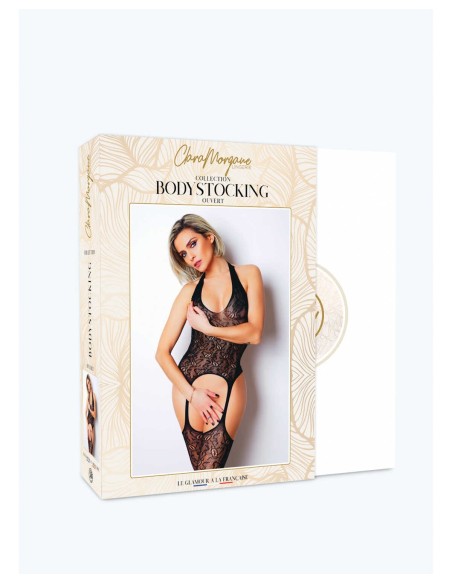 Bodystocking número 16 Clara Morgane - Negro