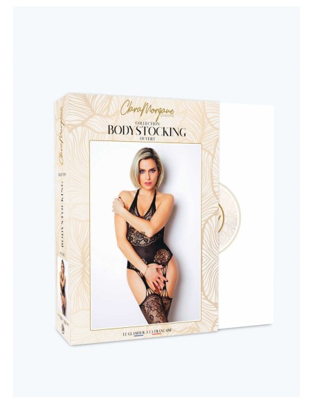 Bodystocking número 15 Clara Morgane - Negro