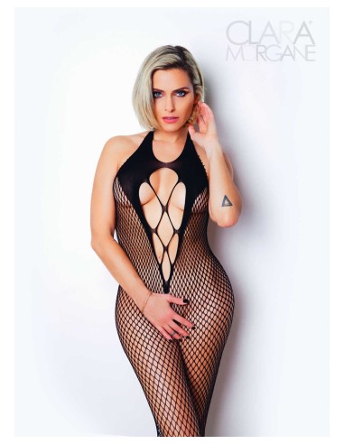 Le numéro 2 bodystocking Clara Morgane - Noir