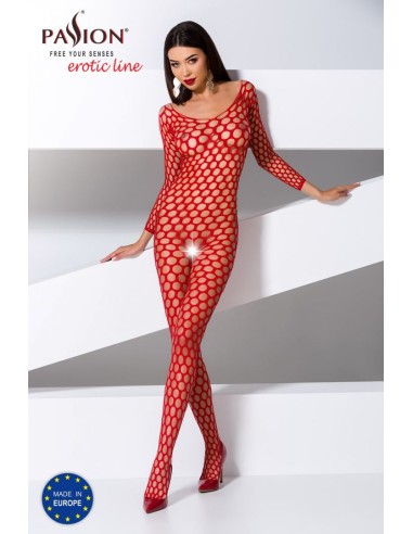 BS077R Bodystocking - Red