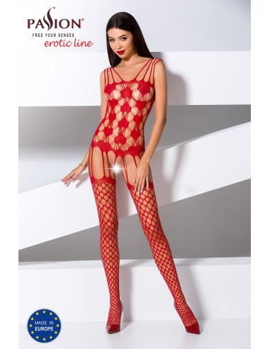 BS067R Bodystocking - Red