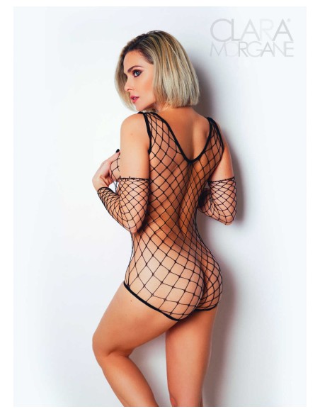 Nummer 3 Clara Morgane bodysuit - Zwart