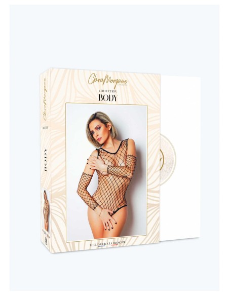 Nummer 3 Clara Morgane bodysuit - Zwart